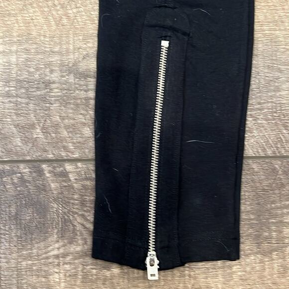 NWT ABS by Allen Schwartz Luxury Collection Paparazzi Moto Legging Black Size L - Picture 6 of 12